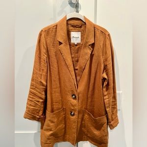 Women's Madewell Linen Blazer